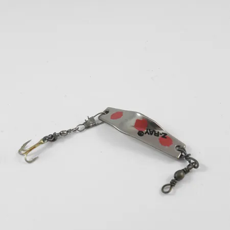 Z-RAY Lures Z-RAY, нікель/червоний, 4,5 г, блесна коливалка (колебалка) #2562
