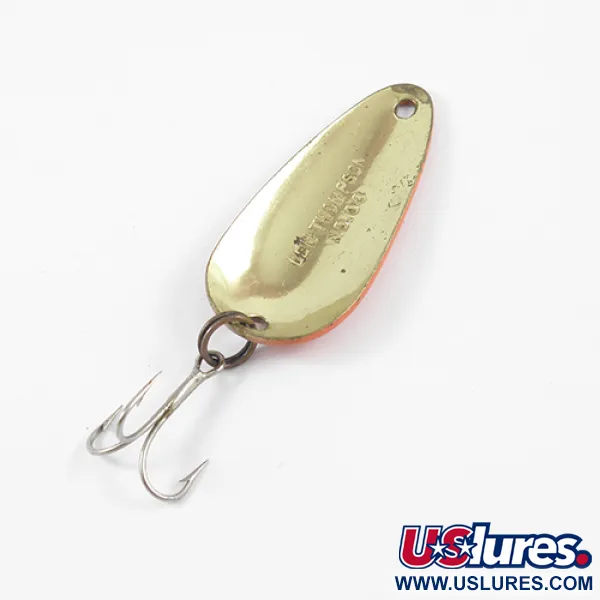  Len Thompson #00, червоний/чорний/латунь, 14 г, блесна коливалка (колебалка) #2579