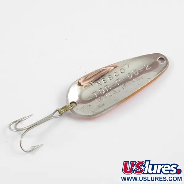  Nebco TOR-P-DO, червоний/чорний/нікель, 14 г, блесна коливалка (колебалка) #2581