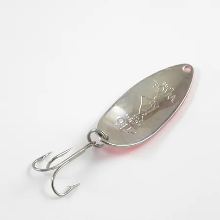 Seneca Little Cleo (Hula Girl), білий перламутр/червоний/нікель, 14 г, блесна коливалка (колебалка) #2604