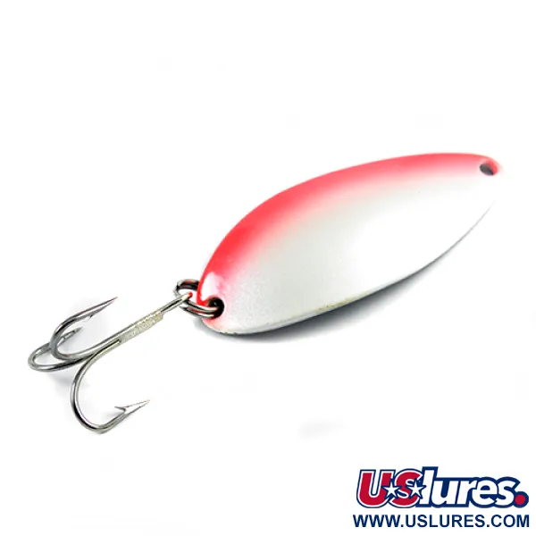 Seneca Little Cleo (Hula Girl), білий перламутр/червоний/нікель, 14 г, блесна коливалка (колебалка) #2604