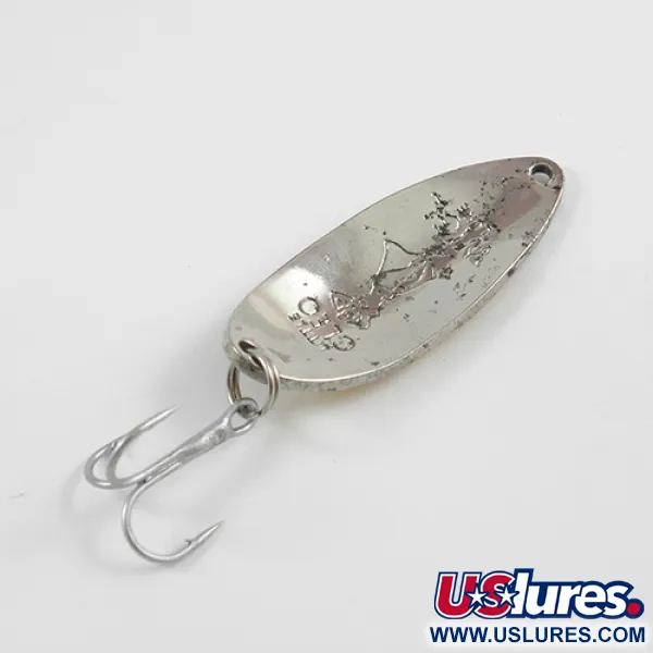 Seneca Little Cleo (Hula Girl), жовтий/зелений/нікель, 18 г, блесна коливалка (колебалка) #2605