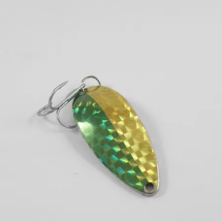 Seneca Little Cleo (Hula Girl), жовтий/зелений/нікель, 18 г, блесна коливалка (колебалка) #2605