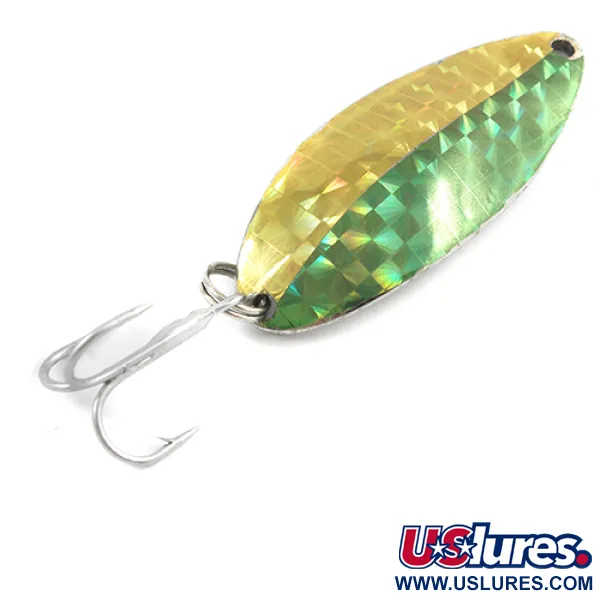 Seneca Little Cleo (Hula Girl), жовтий/зелений/нікель, 18 г, блесна коливалка (колебалка) #2605