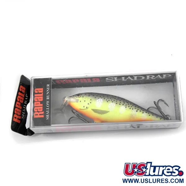 Rapala Shallow Shad Rap, Окунь, 7 г, воблер #2613