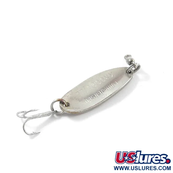 Luhr Jensen Krocodile, нікель/рожевий, 7 г, блесна коливалка (колебалка) #2622