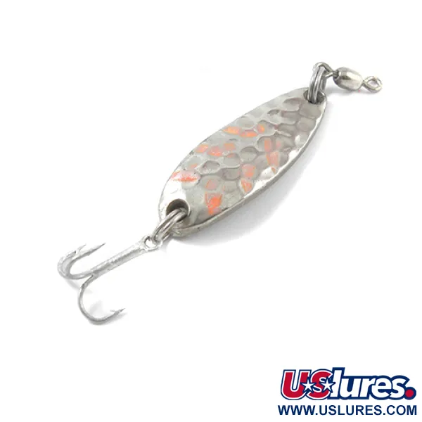 Luhr Jensen Krocodile, нікель/рожевий, 7 г, блесна коливалка (колебалка) #2622