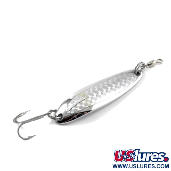 Luhr Jensen Krocodile DIE #3, нікель, 10 г, блесна коливалка (колебалка) #2623