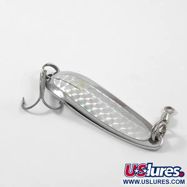 Luhr Jensen Krocodile DIE #3, нікель, 10 г, блесна коливалка (колебалка) #2623