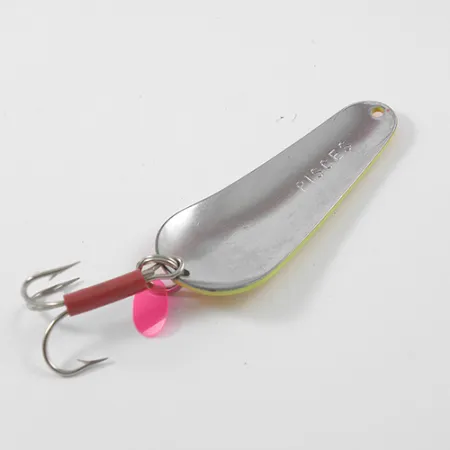 Unknown Pisces, жовтий/помаранчевий/нікель, 17 г, блесна коливалка (колебалка) #2629