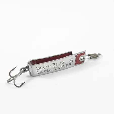 South Bend Super-Duper 501, нікель, 2,3 г, блесна коливалка (колебалка) #2635