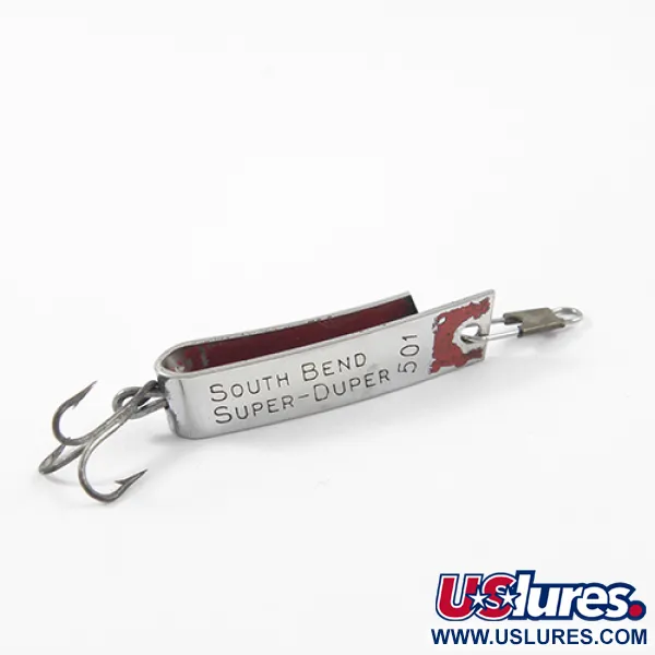 South Bend Super-Duper 501, нікель, 2,3 г, блесна коливалка (колебалка) #2635