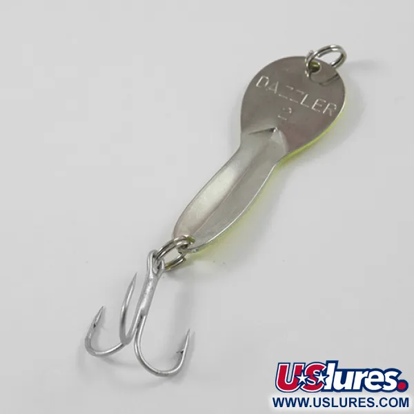 Acme Dazzler #2, жовтий/нікель, 7 г, блесна коливалка (колебалка) #2646