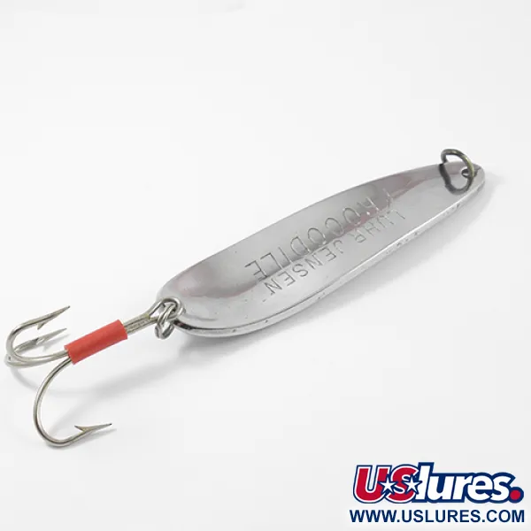 Luhr Jensen Krocodile DIE #7, нікель, 74 г, блесна коливалка (колебалка) #2654