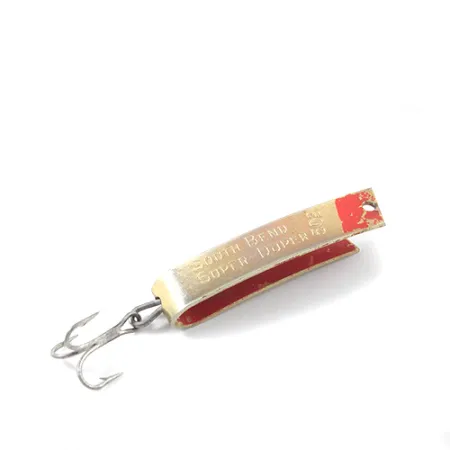 South Bend Super-Duper 502, золото/червоний, 2,5 г, блесна коливалка (колебалка) #2667