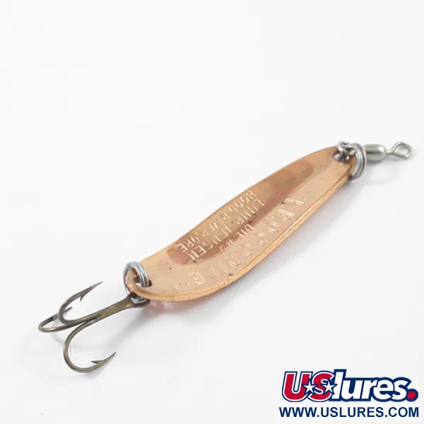 Luhr Jensen Krocodile DIE #3, мідь/червоний, 10 г, блесна коливалка (колебалка) #2680