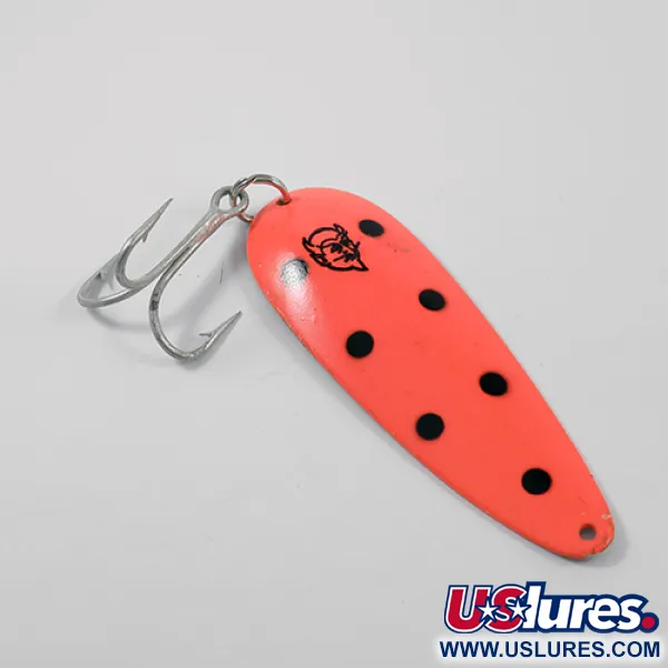 Eppinger Dardevle, яскравий рожевий/чорний/нікель, 28 г, блесна коливалка (колебалка) #2695