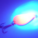 Acme K.O. Wobbler UV (світиться в ультрафіолеті), нікель/неоновий червоний (світиться в ультрафіолеті), 21 г, блесна коливалка (колебалка) #2710