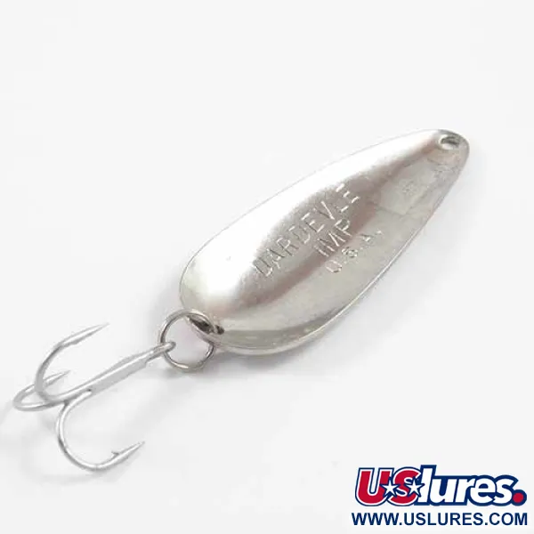 Eppinger Dardevle Imp, нікель/райдужний рожевий, 11 г, блесна коливалка (колебалка) #2719