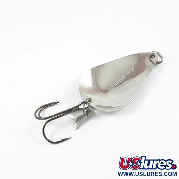 Acme K.O. Wobbler, нікель/зелений, 21 г, блесна коливалка (колебалка) #2732