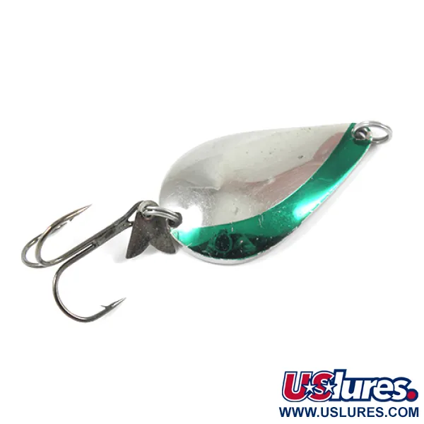 Acme K.O. Wobbler, нікель/зелений, 21 г, блесна коливалка (колебалка) #2732