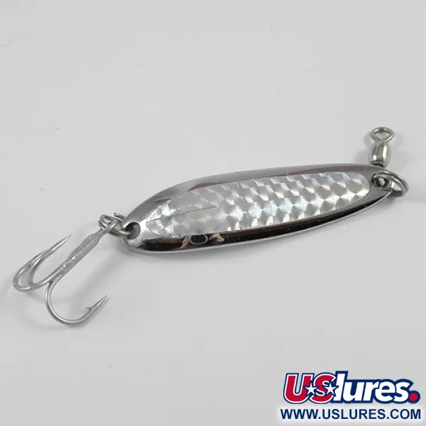 Luhr Jensen Krocodile DIE #3, нікель, 10 г, блесна коливалка (колебалка) #2735