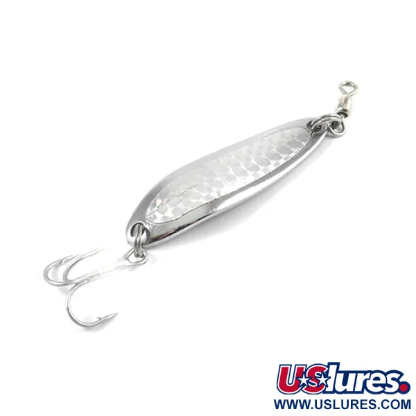 Luhr Jensen Krocodile DIE #3, нікель, 10 г, блесна коливалка (колебалка) #2735