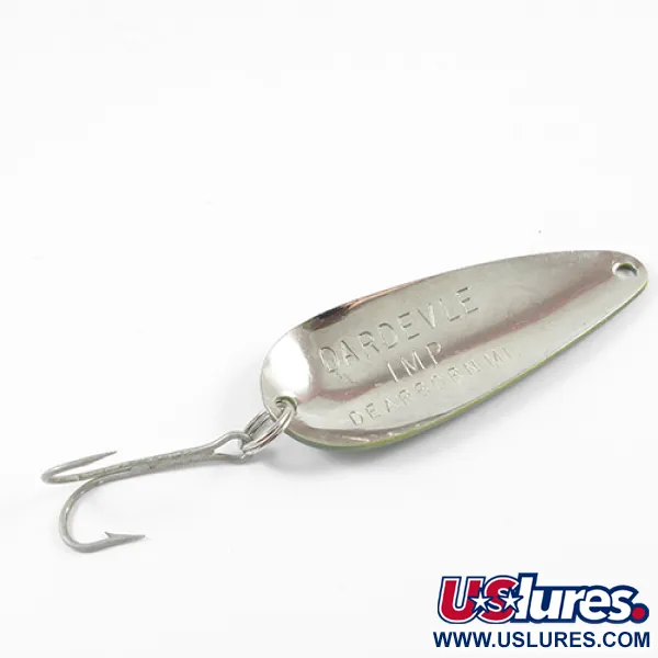 Eppinger Dardevle Imp, Frog/нікель, 11 г, блесна коливалка (колебалка) #2741