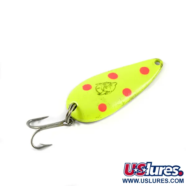 Eppinger Dardevle Spinnie, неоновий жовтий/нікель, 9 г, блесна коливалка (колебалка) #2742