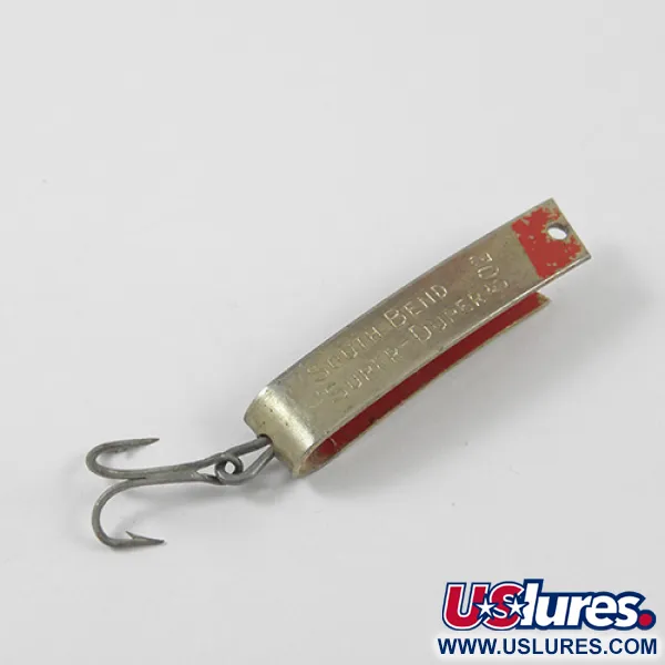 South Bend Super-Duper 502, золото/червоний, 2,5 г, блесна коливалка (колебалка) #2746