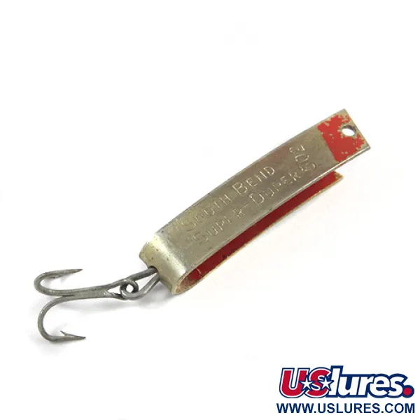 South Bend Super-Duper 502, золото/червоний, 2,5 г, блесна коливалка (колебалка) #2746