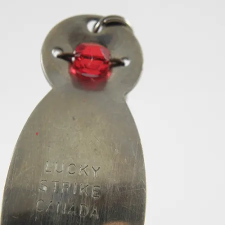 One Eye Wiggler Lucky Strike, нікель/червоне око, 14 г, блесна коливалка (колебалка) #2761