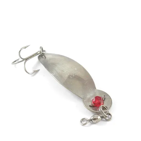 One Eye Wiggler Lucky Strike, нікель/червоне око, 14 г, блесна коливалка (колебалка) #2761