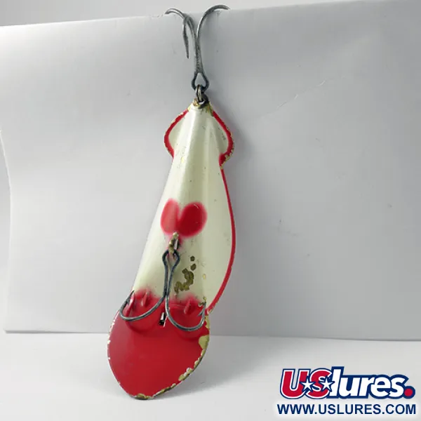 Buck Perry Spoonplug, червоний/білий, 21 г, блесна коливалка (колебалка) #2762
