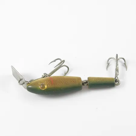 L&S Bait Mirro lure MirrOlure Bass-master, жовтий/зелений, 2 г, воблер #2767