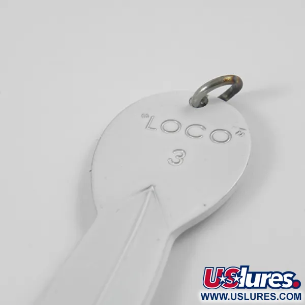 Glen Evans Loco 3, білий/голограма, 17 г, блесна коливалка (колебалка) #2771