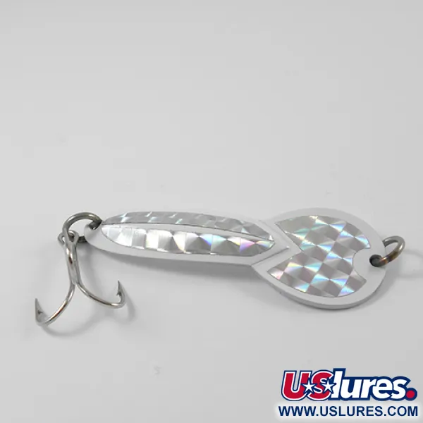 Glen Evans Loco 3, білий/голограма, 17 г, блесна коливалка (колебалка) #2771