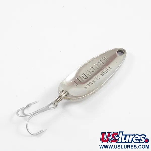 Luhr Jensen Krocodile, карбований нікель, 9 г, блесна коливалка (колебалка) #2780