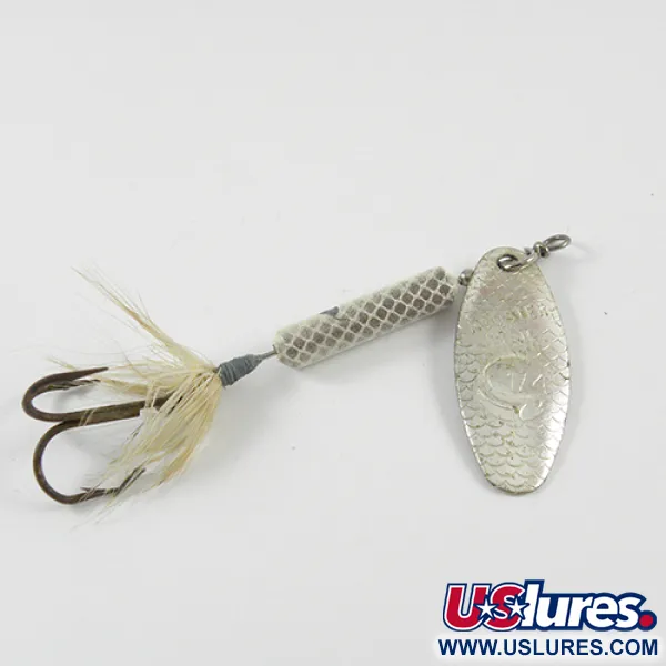 Yakima Bait Worden’s Original Rooster Tail, нікель, 7 г, блешня оберталка (вертушка) #2792