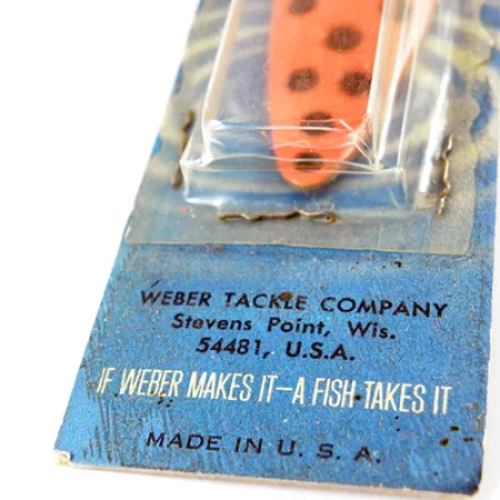 Weber Spoon, червоний/чорний, 11 г, блесна коливалка (колебалка) #2802