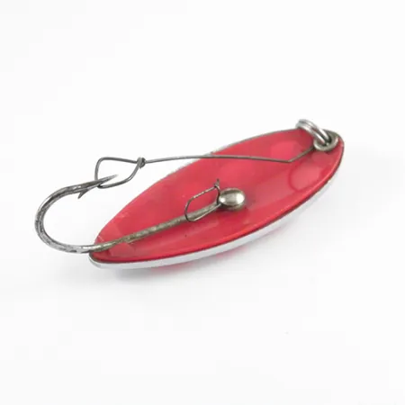 South Bend Sun Spot, нікель/червоний, 14 г, блесна коливалка (колебалка) #2807