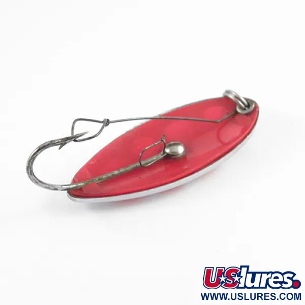  South Bend Sun Spot, нікель/червоний, 14 г, блесна коливалка (колебалка) #2807