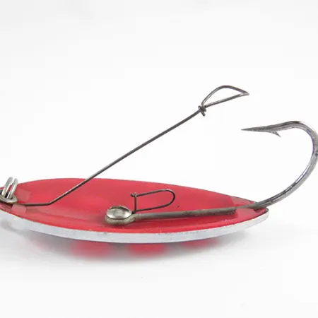 South Bend Sun Spot, нікель/червоний, 14 г, блесна коливалка (колебалка) #2807