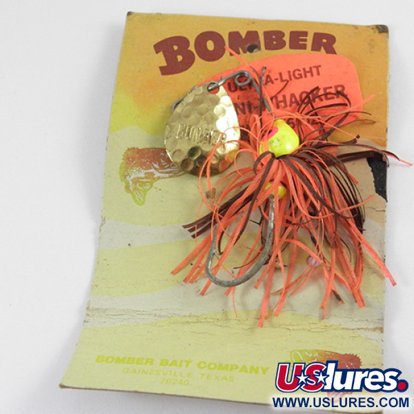  Bomber Bushwhacker, латунь, 7 г, блешня оберталка (вертушка) #2809