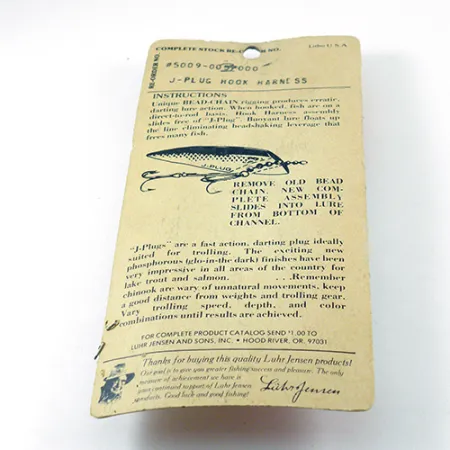 Luhr Jensen Hook Harness, нікель, 6 г, блешня оберталка (вертушка) #2811