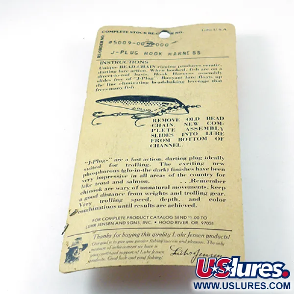  Luhr Jensen Hook Harness, нікель, 6 г, до рибалки #2811