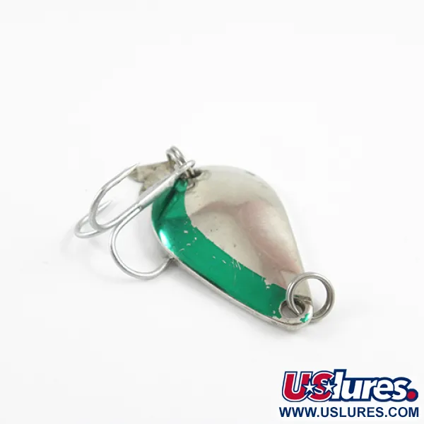 Acme K.O. Wobbler, нікель/зелений, 7 г, блесна коливалка (колебалка) #2825