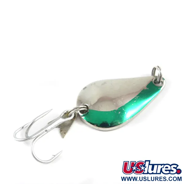 Acme K.O. Wobbler, нікель/зелений, 7 г, блесна коливалка (колебалка) #2825