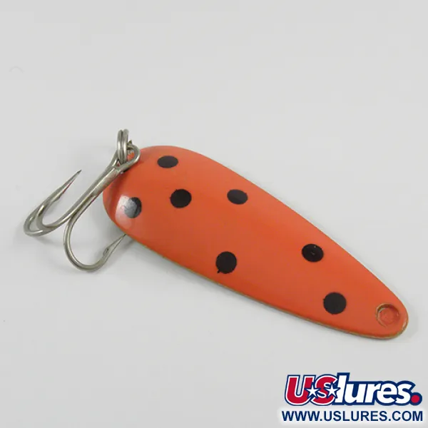 Len Thompson #2, червоний/чорний/латунь, 28 г, блесна коливалка (колебалка) #2841