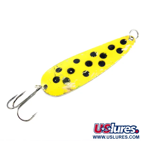 Worth Chippewa, чорний/жовтий/нікель, 19 г, блесна коливалка (колебалка) #2866